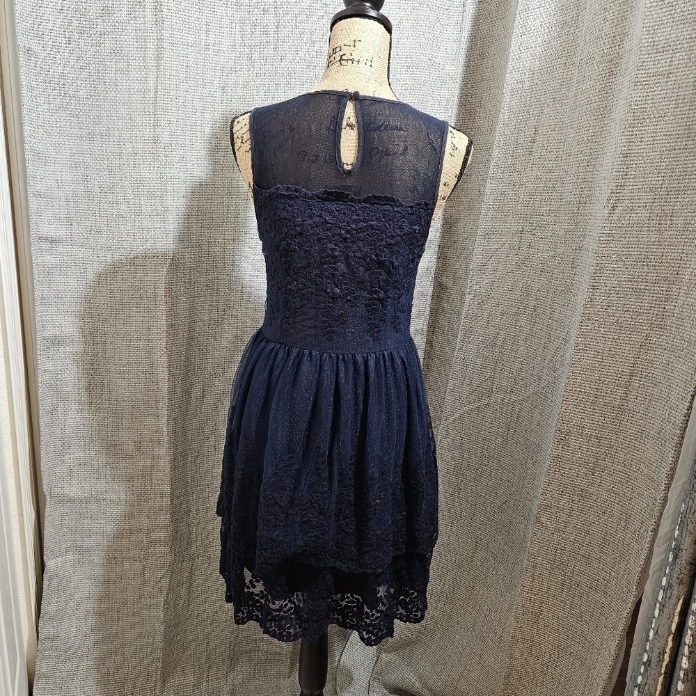 Annabella Navy Blue Semi-Formal/Homecoming/Bridesmaid Dress Size M - Picture 2 of 11